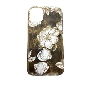 Transparent flower case for iPhone 11